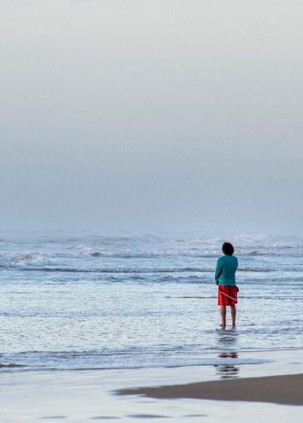 landscapes, people, nature, beach, calm, person